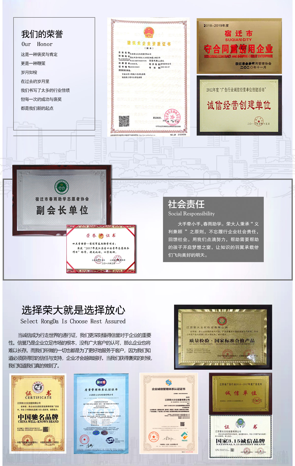 榮譽資質(zhì)